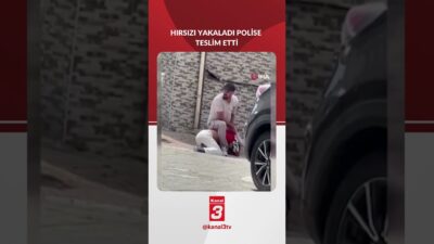Esenyurt’ta televizyon çalan hırsızı kovaladı yakalayıp polise teslim etti. İstanbul