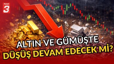 Altın ve gümüşte düşüş devam edecek mi? 📶https://kanal3.com.tr/ Sosyal Medya