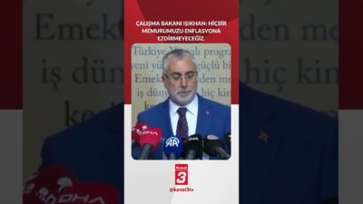 Çalışma ve Sosyal Güvenlik Bakanı Vedat Işıkhan, kamu çalışanlarını kapsayan