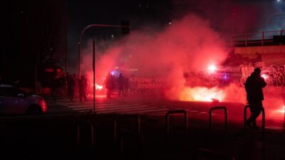 İtalya'nın ev sahipliğinde dün başlayan Milano-Cortina Kış Olimpiyat Oyunları'nı protesto