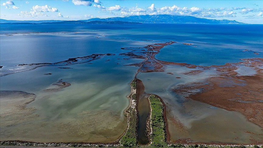 Türkiye’nin önemli sulak alanlarından Gediz Deltası, deltayı besleyen Gediz Nehri’ndeki