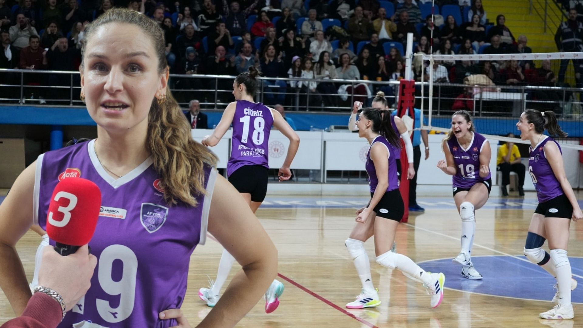 TVF Arabica Coffee House Kadınlar Voleybol 1. Ligi’nde Afyon Belediye