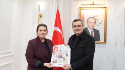 Çobanlar Belediye Başkanı Ali Altuntaş, bölgenin önemli basın kuruluşlarından Gazete