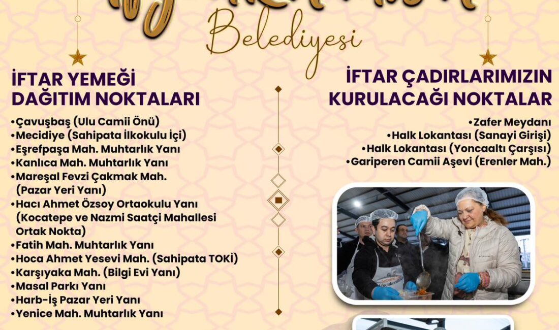 Afyonkarahisar Belediyesi, mübarek ramazan ayı boyunca kentin dört bir yanına