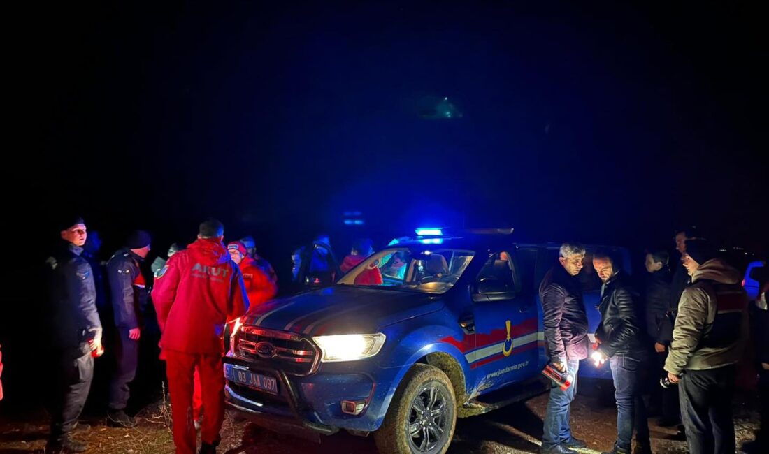 Afyonkarahisar’ın Dazkırı ilçesinde kaybolan bir vatandaş için bölge genelinde büyük