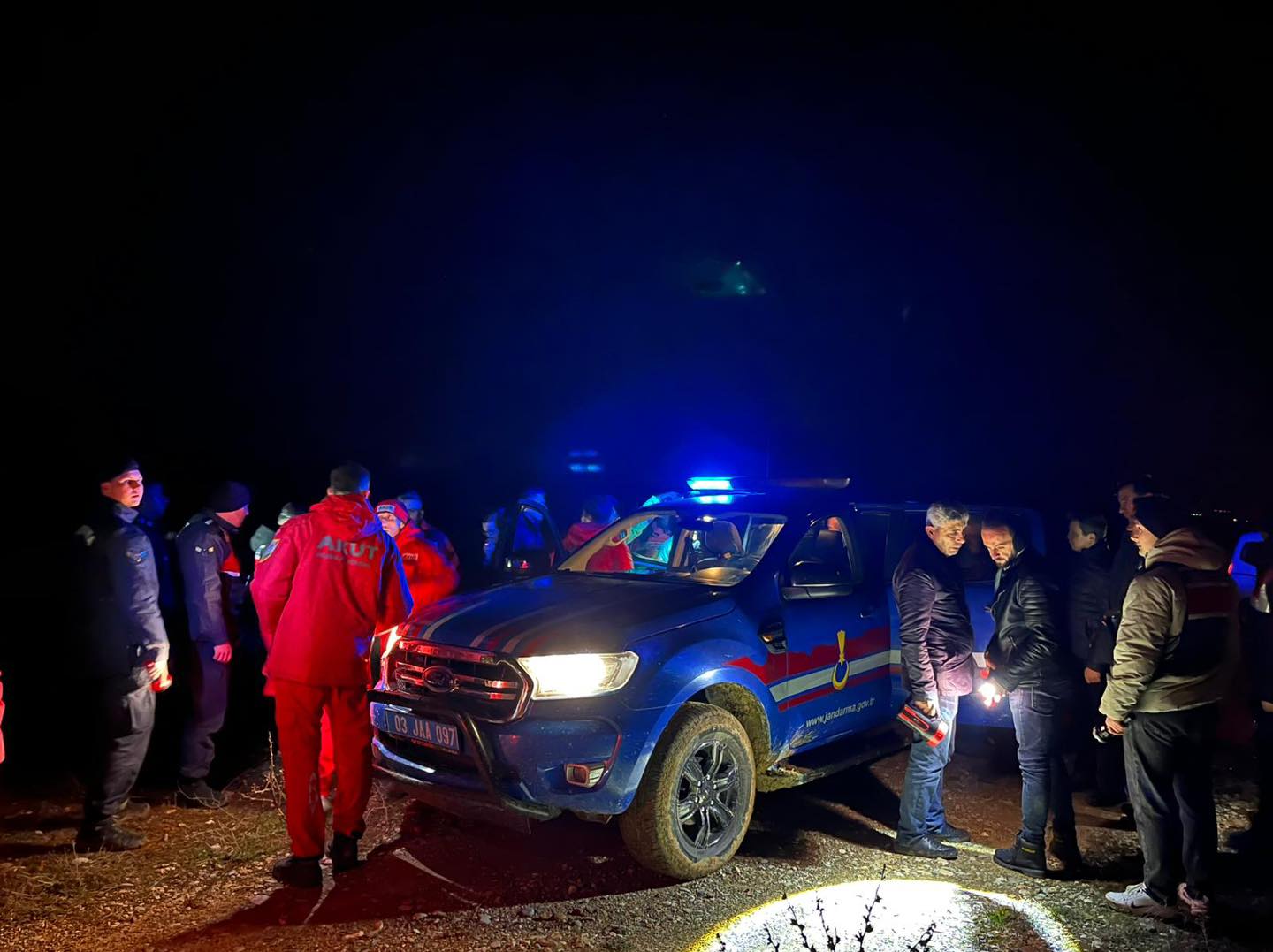 Afyonkarahisar’ın Dazkırı ilçesinde kaybolan bir vatandaş için bölge genelinde büyük