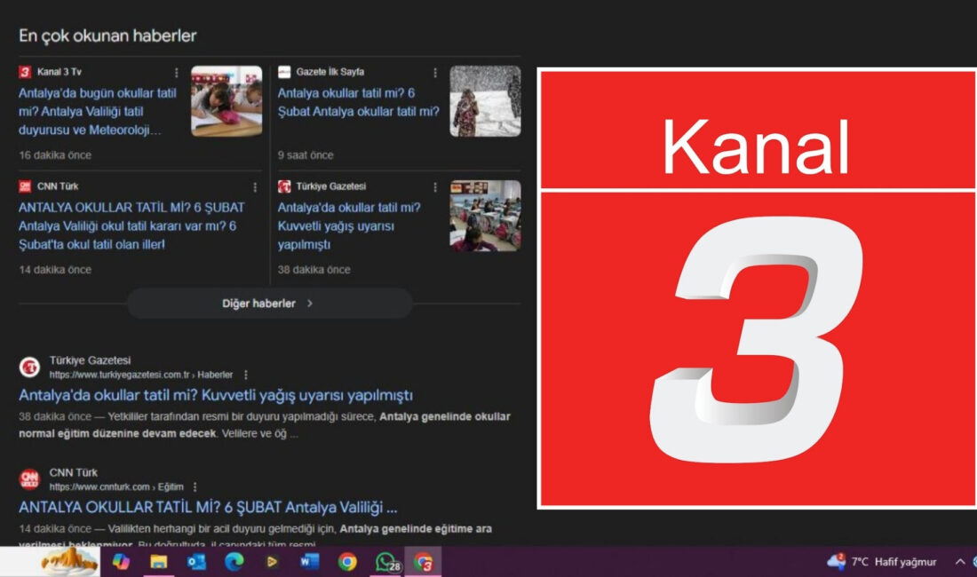 Ulusal yolda ilerleyen yatırımlarına durmaksızın devam eden, Kanal 3 TV,