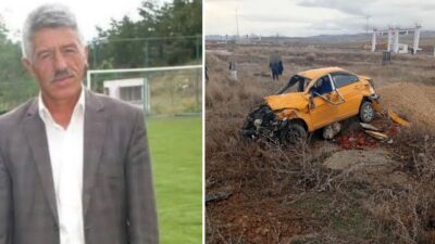 Afyonkarahisar’da kontrolden çıkarak şarampole devrilen ticari taksinin sürücüsü yaşamını yitirdi.