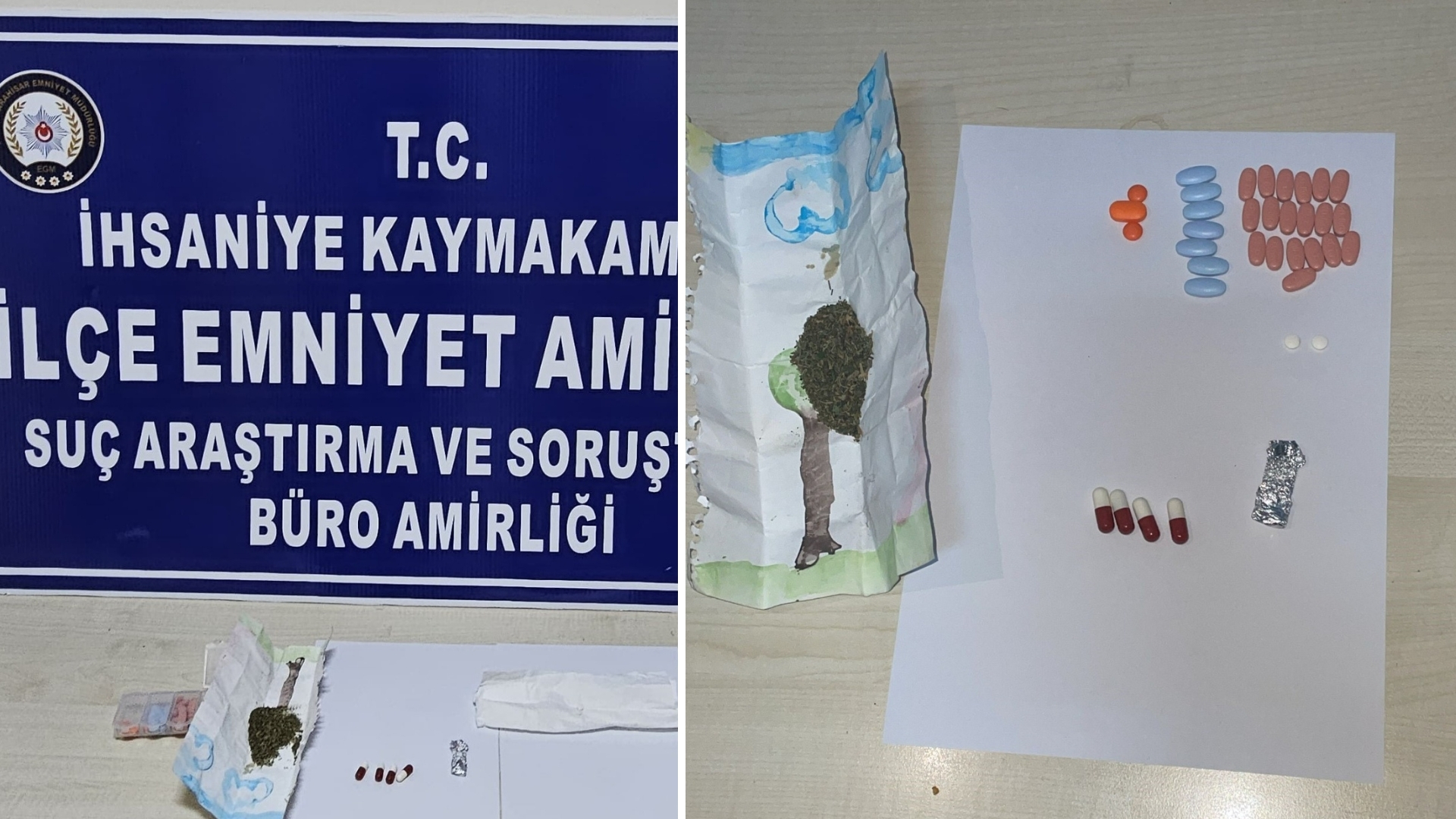 Afyonkarahisar Emniyet Müdürlüğü ekiplerinin uyuşturucu ve uyarıcı madde satıcıları ile