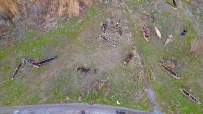 Türkiye'nin en önemli sulak alanlarından biri olan Afyonkarahisar'daki Eber Gölü,