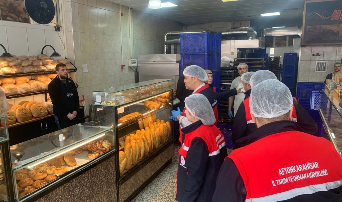 Afyonkarahisar Tarım ve Orman İl Müdürlüğü ekipleri, yaklaşan Ramazan ayı