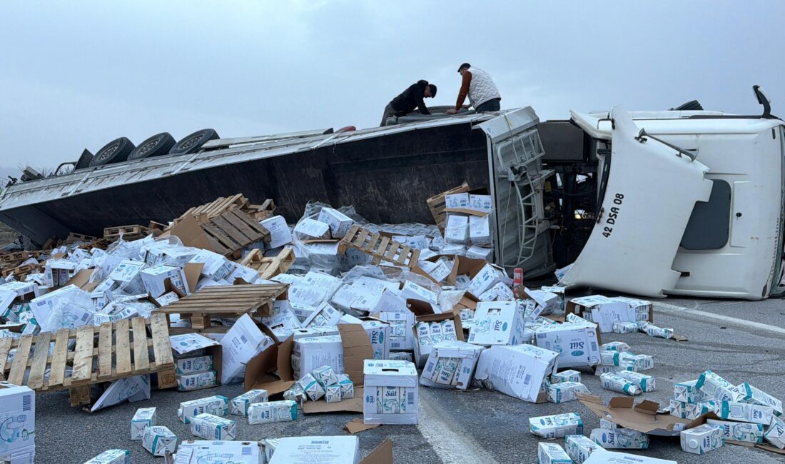 Afyonkarahisar’ın Emirdağ ilçesi ile Eskişehir arasındaki karayolunda sabah saatlerinde hareketli