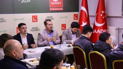 Saadet Partisi Afyonkarahisar İl Başkanlığı tarafından Ramazan ayı dolayısıyla düzenlenen