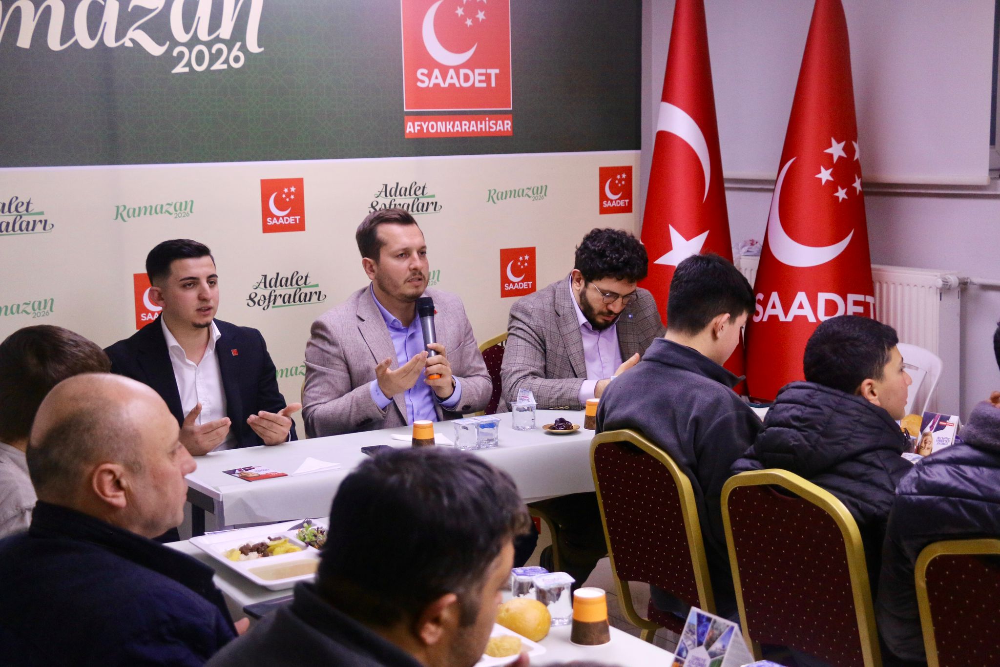 Saadet Partisi Afyonkarahisar İl Başkanlığı tarafından Ramazan ayı dolayısıyla düzenlenen