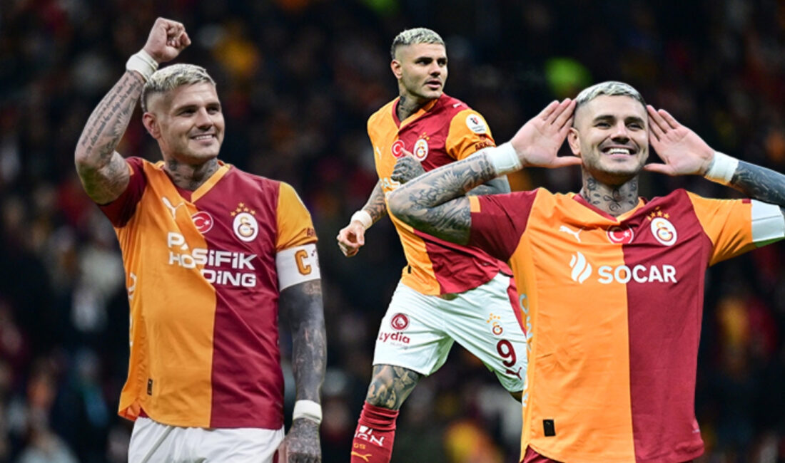 Galatasaray'ın Arjantinli yıldızı Mauro Icardi, sarı-kırmızılı kulübün tarihindeki en golcü