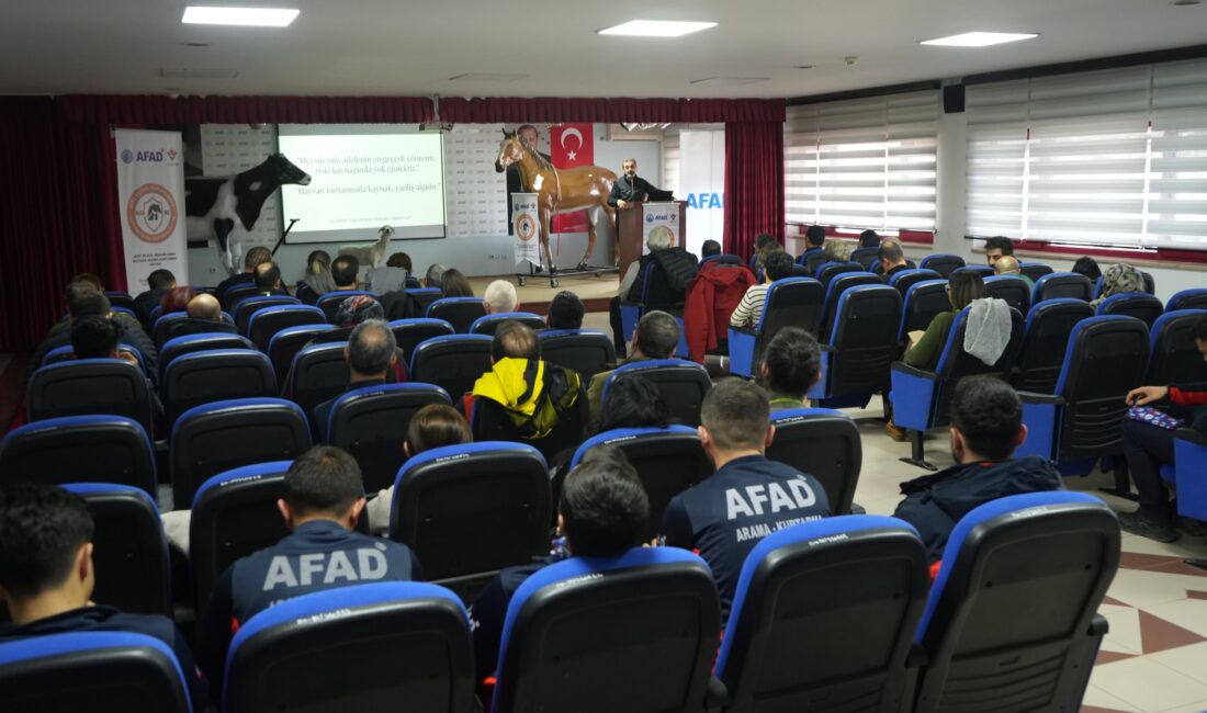 Afet ve acil durumlarda hayvanlara yönelik müdahale kapasitesini artırmak amacıyla,