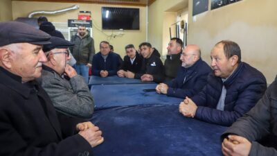 AK Parti Afyonkarahisar İl Başkanı Turgay Şahin, belde ziyaretleri kapsamında