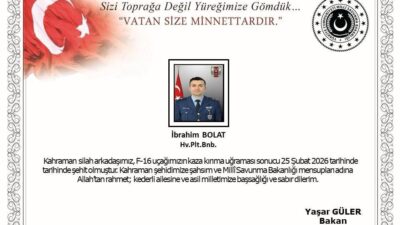Balıkesir'de F-16'nın kaza kırıma uğraması sonucu Hava Pilot Binbaşı İbrahim