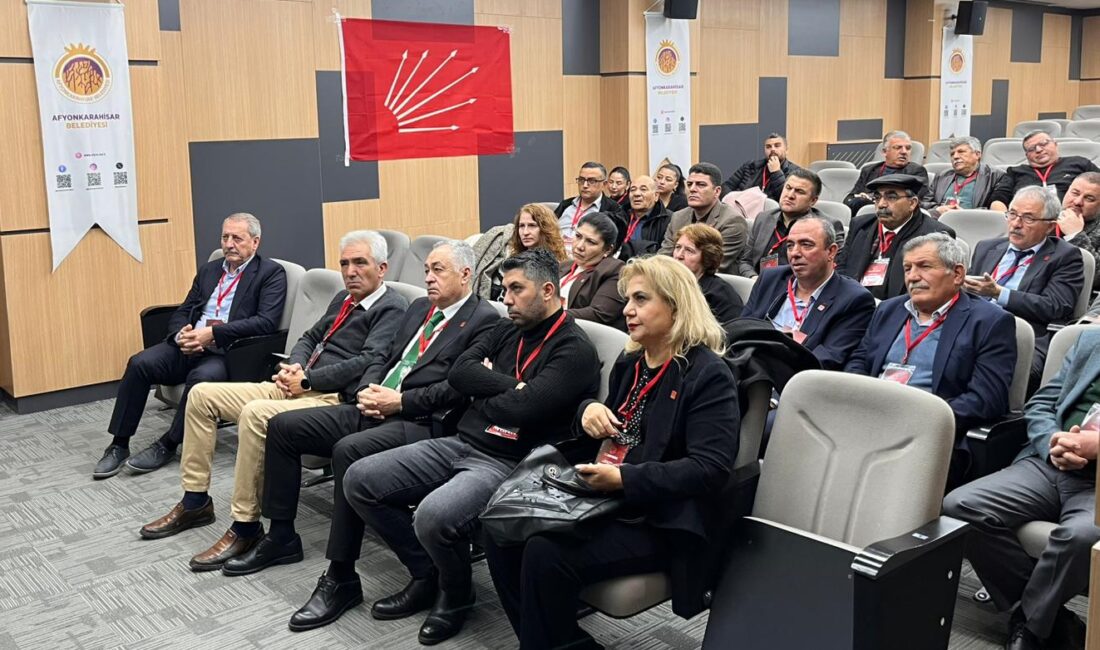Cumhuriyet Halk Partisi (CHP) Afyonkarahisar İl Örgütü tarafından düzenlenen “İktidara