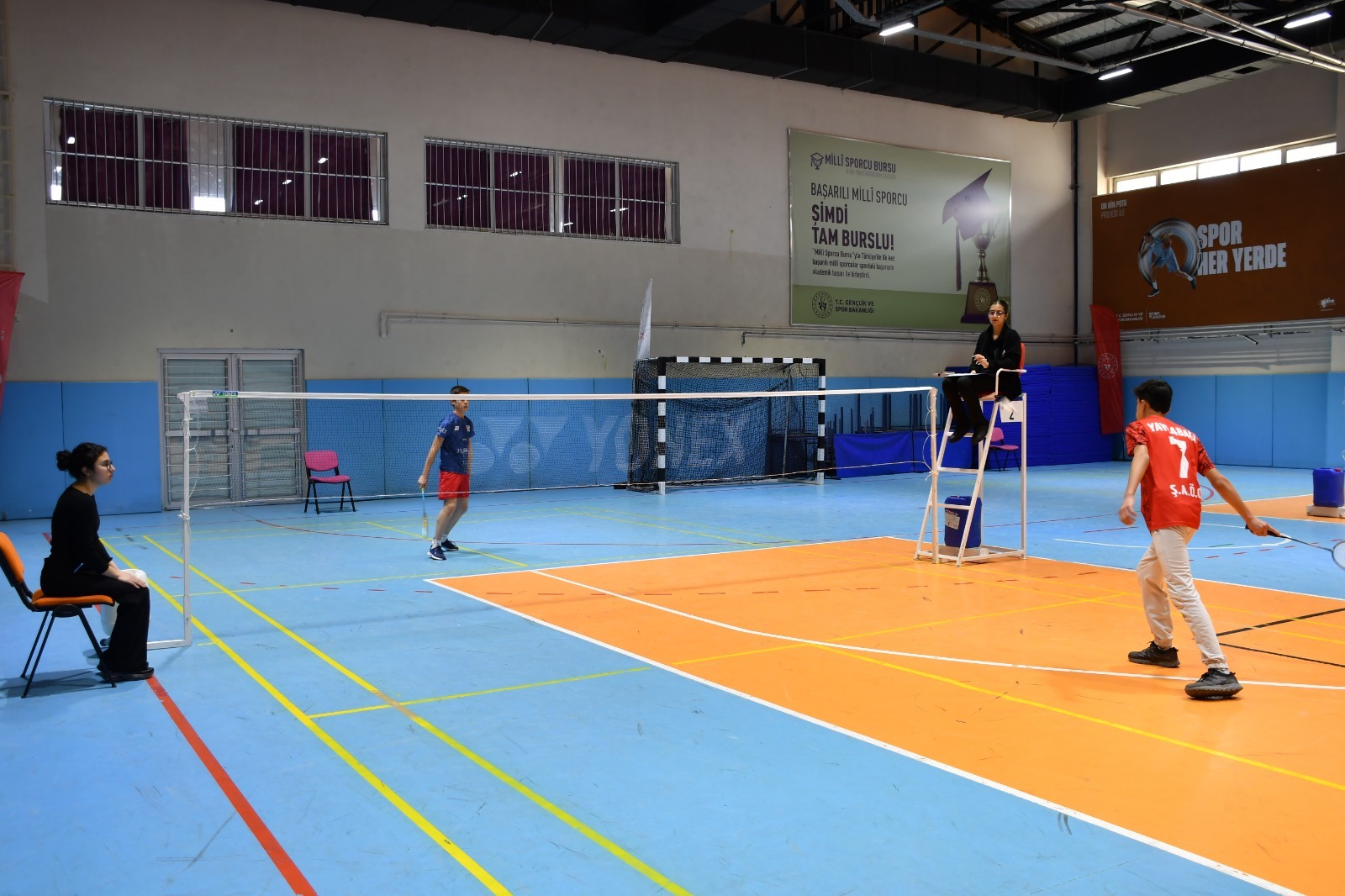 Gençlik ve Spor Bakanlığı Okul Sporları faaliyet programı kapsamında düzenlenen