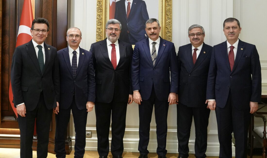 AK Parti Afyonkarahisar Milletvekili Ali Özkaya ve İbrahim Yurdunuseven, Cumhurbaşkanı