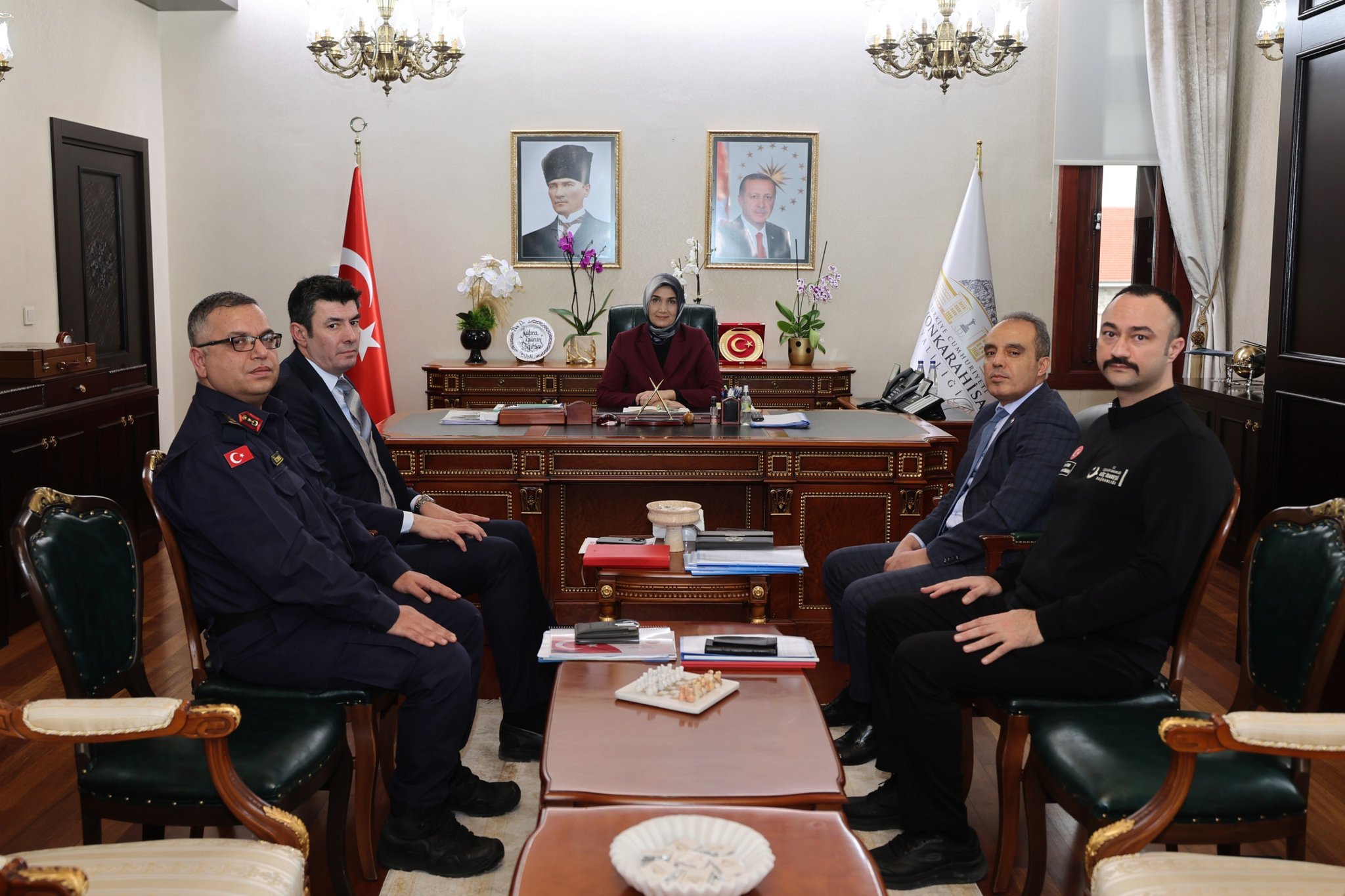 Afyonkarahisar Valisi Doç. Dr. Kübra Güran Yiğitbaşı başkanlığında düzenlenen haftalık