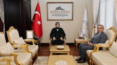 Afyonkarahisar Cumhuriyet Başsavcısı Mehmet Patlak, Afyonkarahisar Valisi Doç. Dr. Kübra