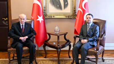 MHP Genel Başkanı Devlet Bahçeli, Adalet Bakanı Akın Gürlek ile