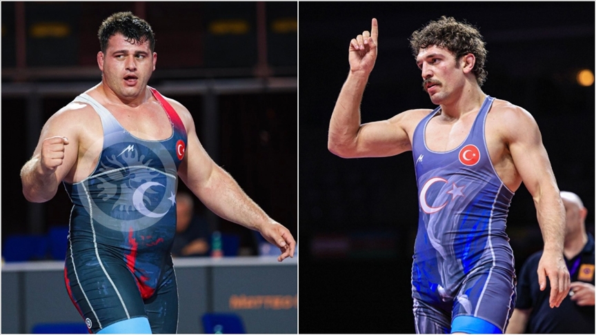 Hırvatistan'da düzenlenen Zagreb Açık Güreş Turnuvası'nda mücadele eden milli sporcu