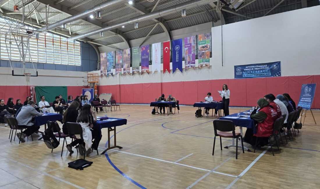 Afyonkarahisar Gençlik ve Spor İl Müdürlüğü tarafından düzenlenen Münazara Yarışmaları