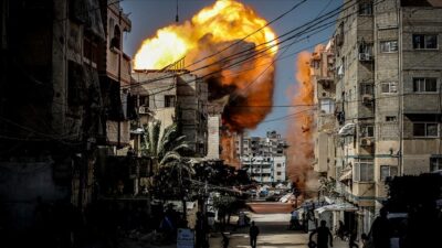 İsrail ordusunun, son 24 saatte Gazze Şeridi’nin çeşitli bölgelerine düzenlediği