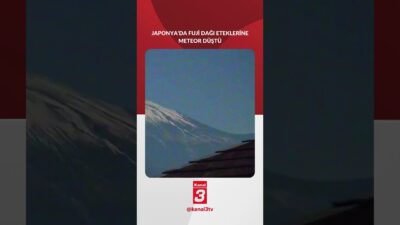 Japonya’da Fuji Dağı eteklerine meteor düştü! 📶https://kanal3.com.tr/ Sosyal Medya Hesaplarımızı