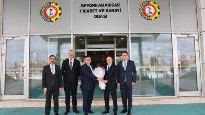 Vergi Haftası etkinlikleri kapsamında, Afyonkarahisar Defterdarlığı heyeti, Afyonkarahisar Ticaret ve