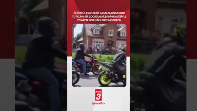 Ailesi, birkaç motosiklet sürücüsünün evlerine gelip ona sürpriz yapıp yapamayacağını