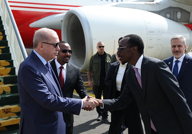 Cumhurbaşkanı Recep Tayyip Erdoğan, resmi ziyarette bulunmak üzere Etiyopya'nın başkenti