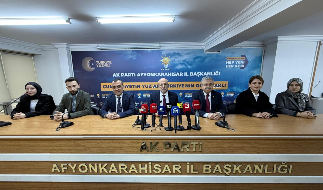 Adalet ve Kalkınma Partisi Afyonkarahisar İl Başkanlığı tarafından düzenlenen basın