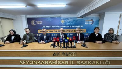 Adalet ve Kalkınma Partisi Afyonkarahisar İl Başkanlığı tarafından düzenlenen basın