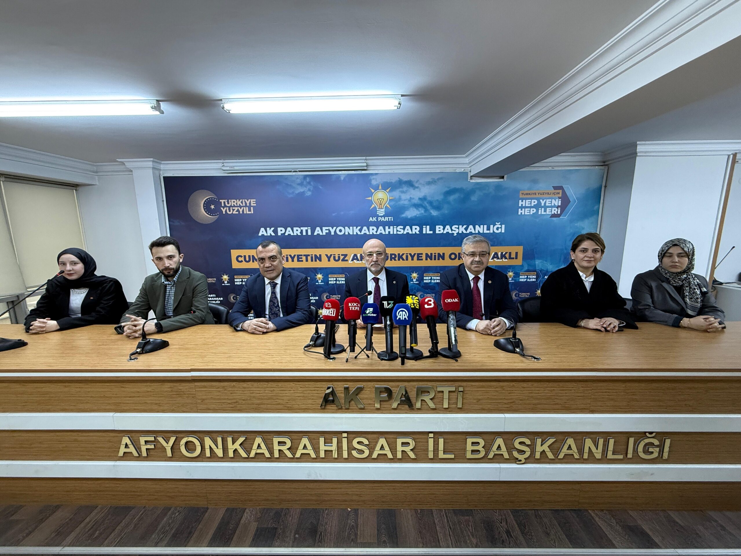 Adalet ve Kalkınma Partisi Afyonkarahisar İl Başkanlığı tarafından düzenlenen basın