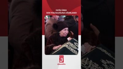 Sanatçı Fatih Ürek, son yolculuğuna uğurlandı. 📶https://kanal3.com.tr/ Sosyal Medya Hesaplarımızı