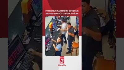 Bir şirkette patronlarının yeni taktırdığı güvenlik kamerasından haberi olmayan çalışanlar