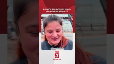 14 Şubat’ta eşlerini arayıp “Seni seviyorum” diyen vatandaşlara verilen cevaplar: