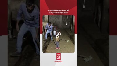 Kızının prenses olma hayallerini gerçekleştiren baba 📶https://kanal3.com.tr/ Sosyal Medya Hesaplarımızı