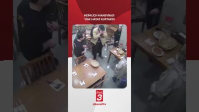 Bursa’nın Mustafakemalpaşa ilçesinde bir lokantada yaşanan olay, doğru zamanda yapılan