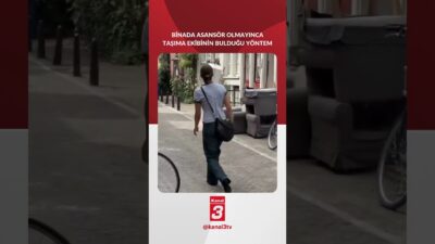 Binada asansör olmayınca böyle bir yöntem bulmuşlar 📶https://kanal3.com.tr/ Sosyal Medya