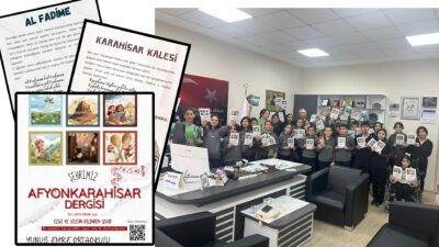 Yunus Emre Ortaokulu öğrencileri, yapay zekâ destekli bir projeyle kentin