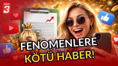 Fenomenlere kötü haber geldi! | Artık paylaşımlara vergi ödenecek! 📶https://kanal3.com.tr/