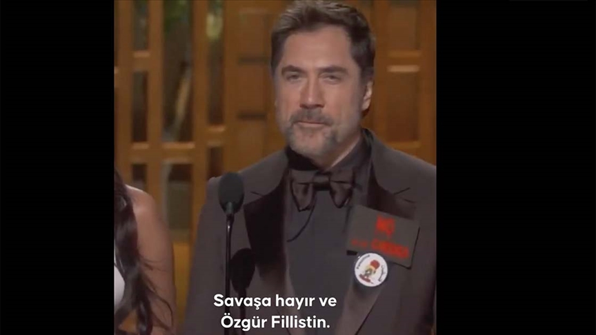 ABD'nin Los Angeles kentinde düzenlenen 98. Oscar Ödülleri'nde Filistin'e desteklerini