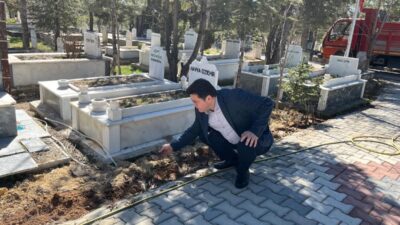 Bolvadin Belediyesi Fen İşleri Müdürlüğü Park ve Bahçeler ekipleri tarafından,