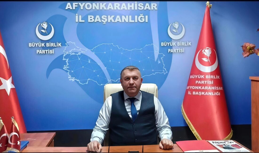 Büyük Birlik Partisi Afyonkarahisar İl Başkanı Süleyman Çağlar bir öğretmenin,