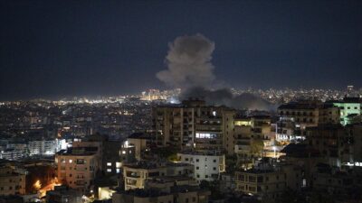 İsrail ordusunun Lübnan'ın başkenti Beyrut'ta bir otele düzenlediği hava saldırısında